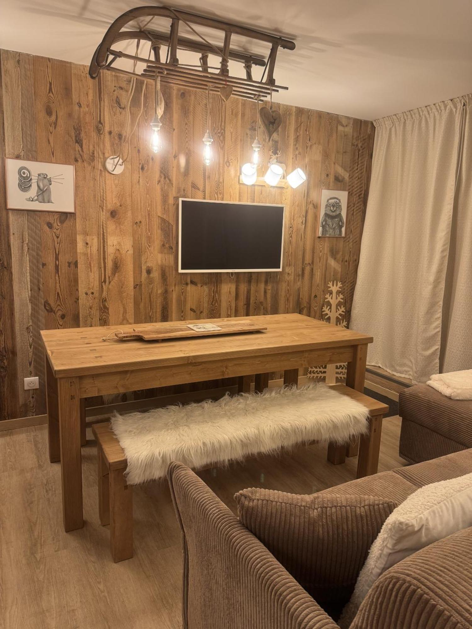 Le Cocon Apartment La Mongie Bagian luar foto